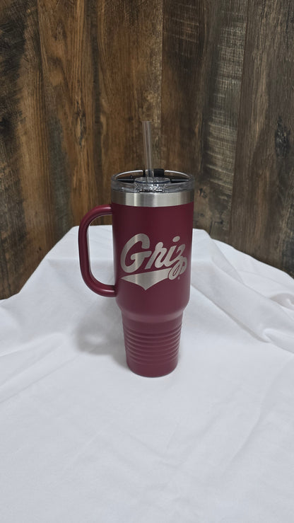 University of Montana Griz 40 oz Mug - NCAA Licensed