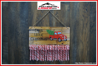 Candy Cane Advent Calendar