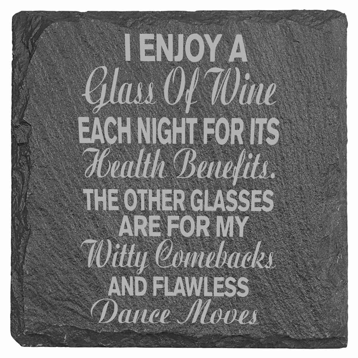 Slate Coasters - Drinking Themed