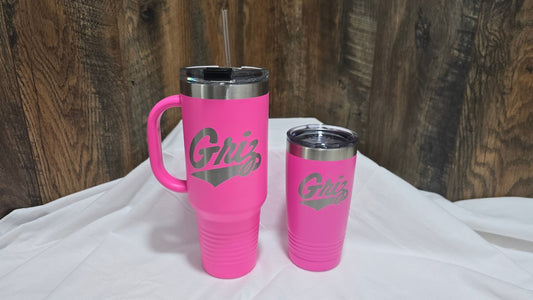 Exclusive October-Only Pink Polar Camel Mugs – University of Montana Griz Edition