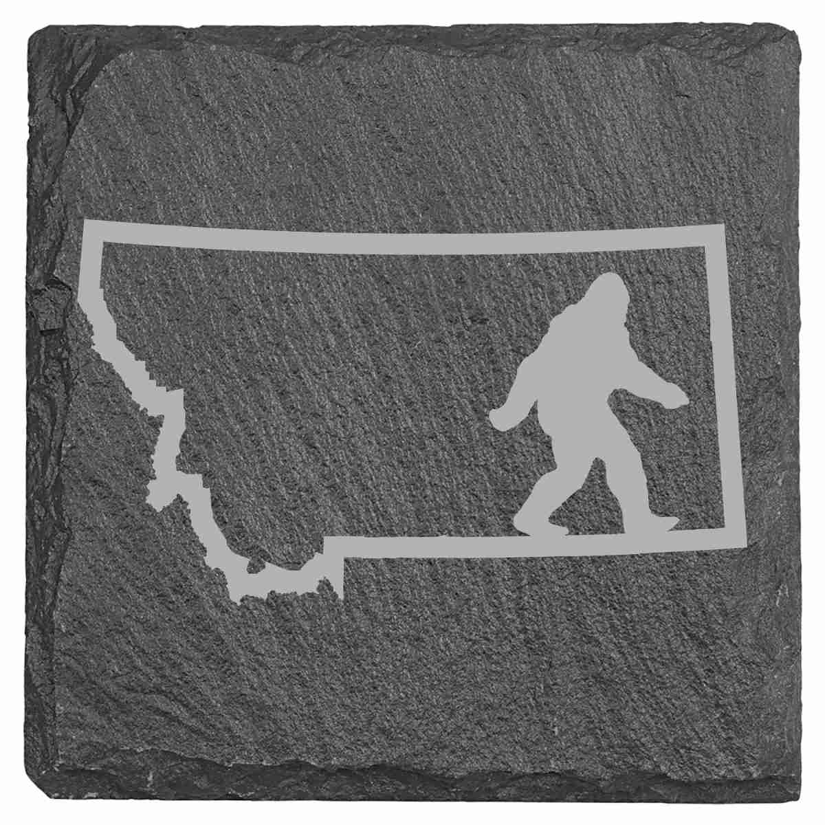 Slate Coasters - Montana Themed