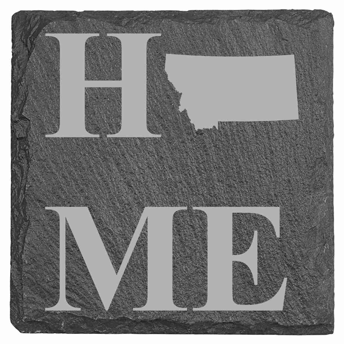 Slate Coasters - Montana Themed