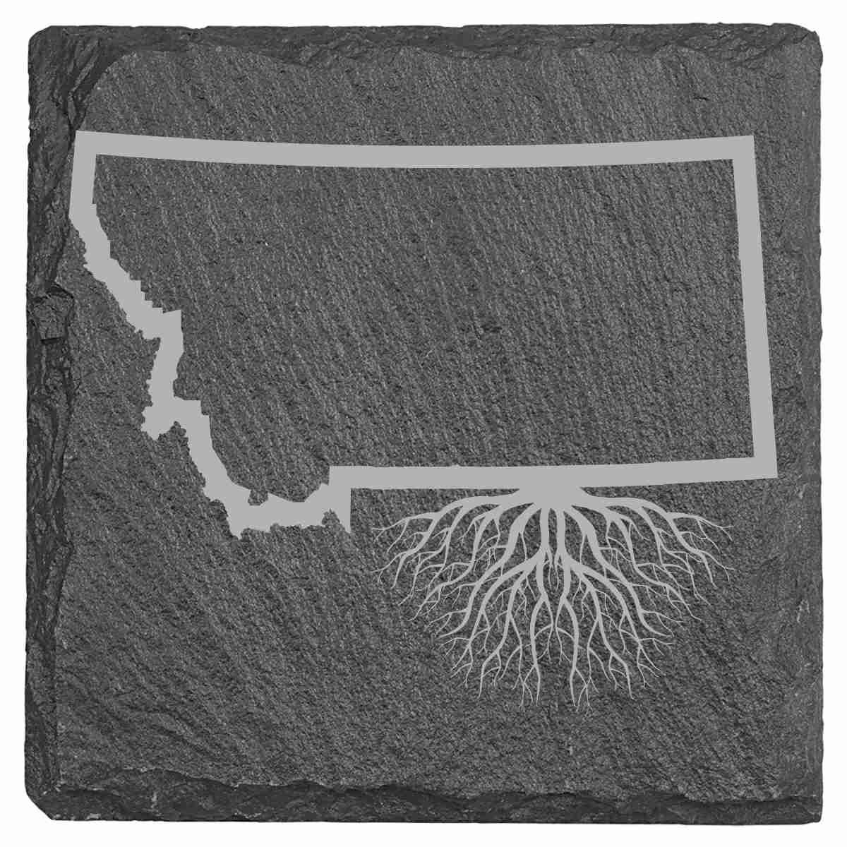 Slate Coasters - Montana Themed