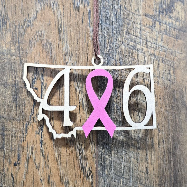 Cancer Charity Ornaments & Mirror Hanger