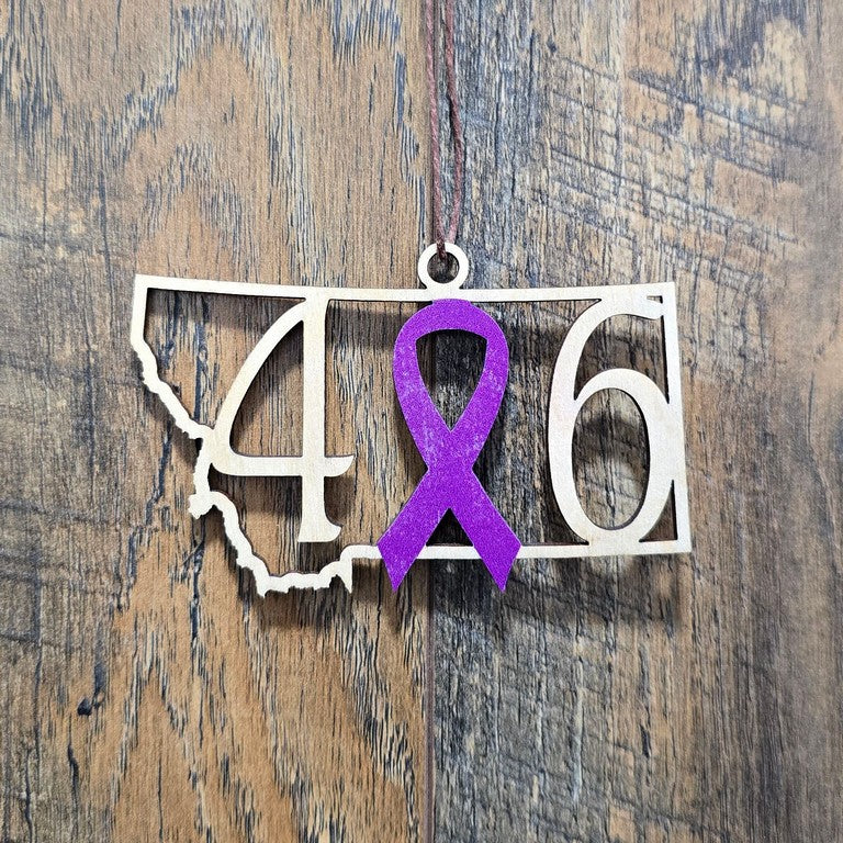 Cancer Charity Ornaments & Mirror Hanger